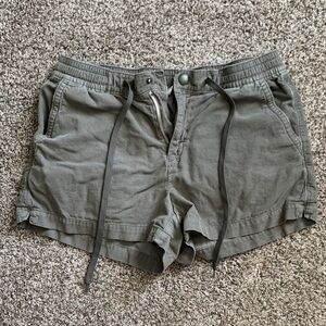 American Eagle Outfitters Women's Muted Green Shorts